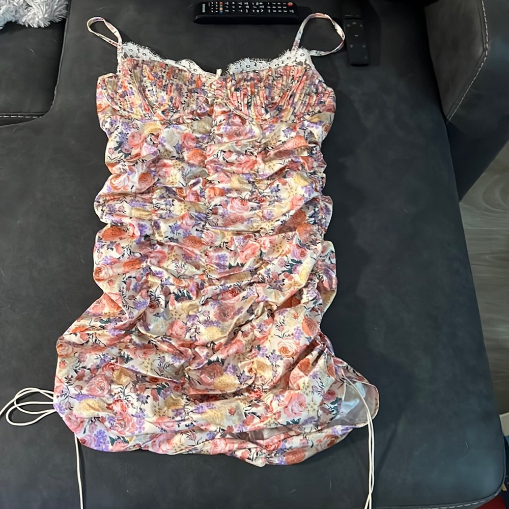 VS For Love and Lemons Floral Cinch Dress